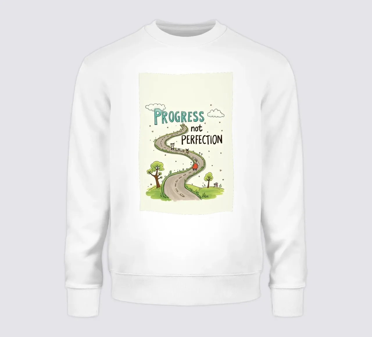 progresso non perfezione felpa da art quots shop