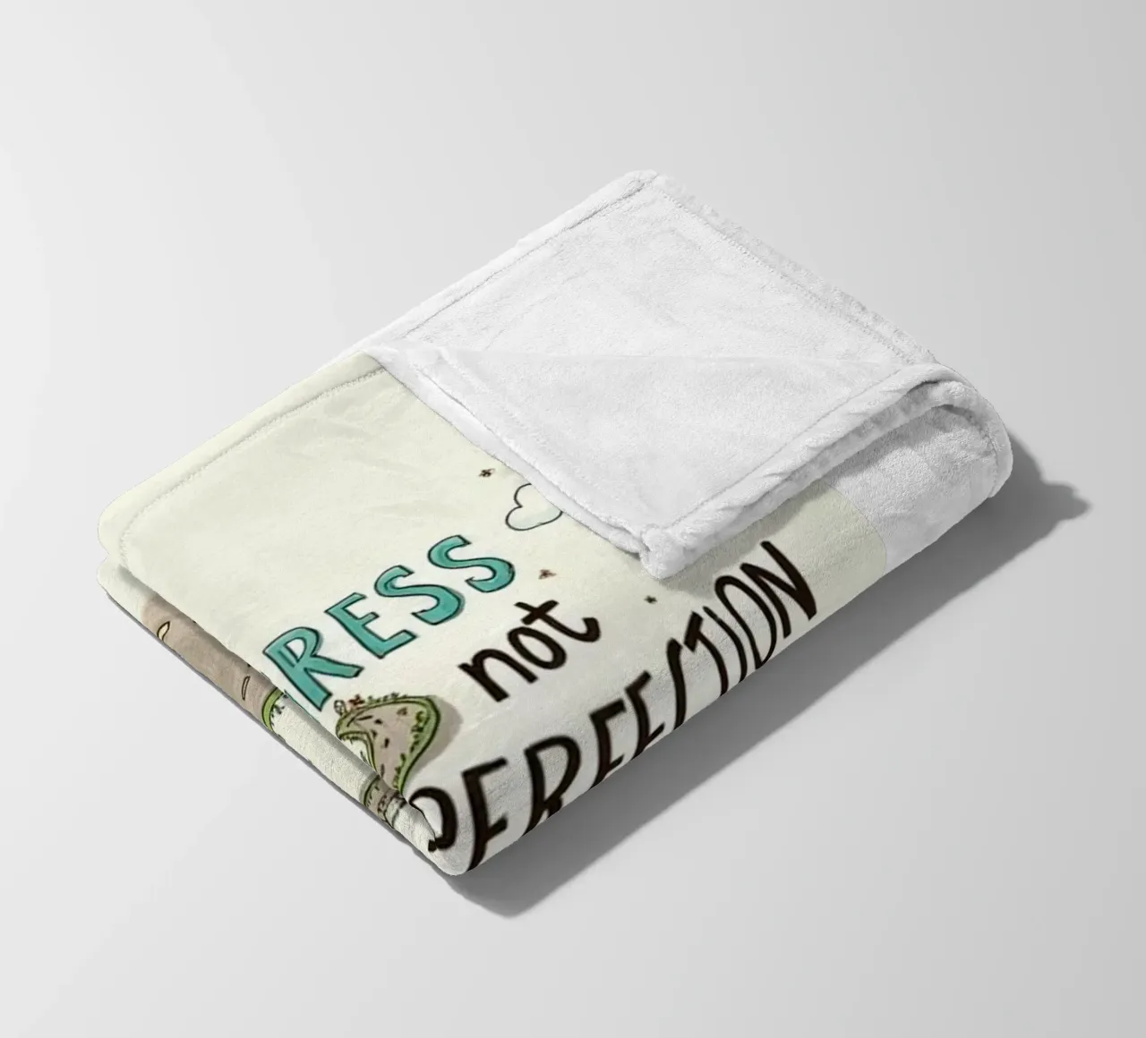 progresso non perfezione coperta in pile da art quots shop