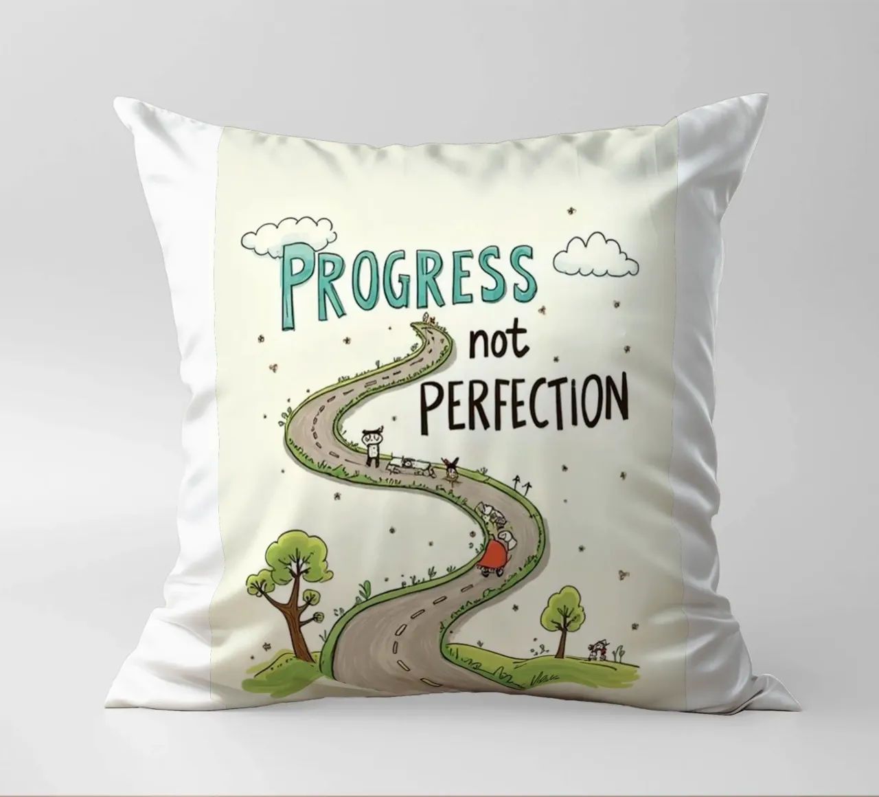 progresso non perfezione cuscino da art quots shop