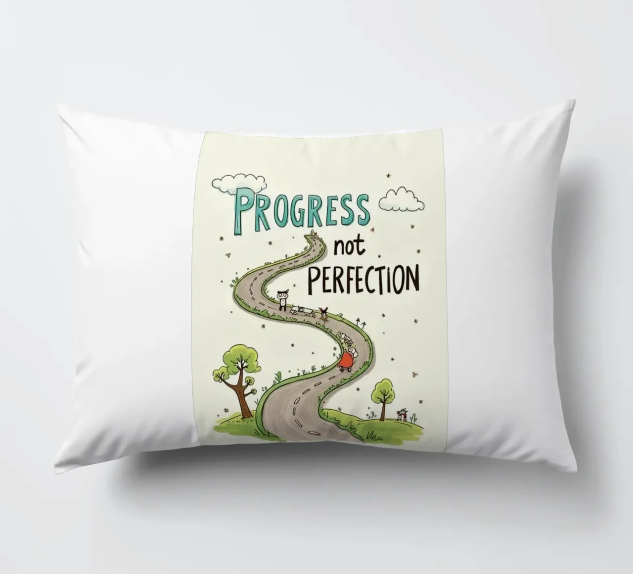 progresso non perfezione cuscino da art quots shop