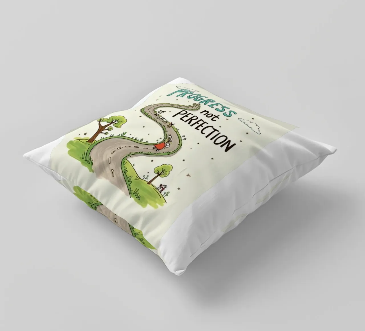 progresso non perfezione cuscino da art quots shop