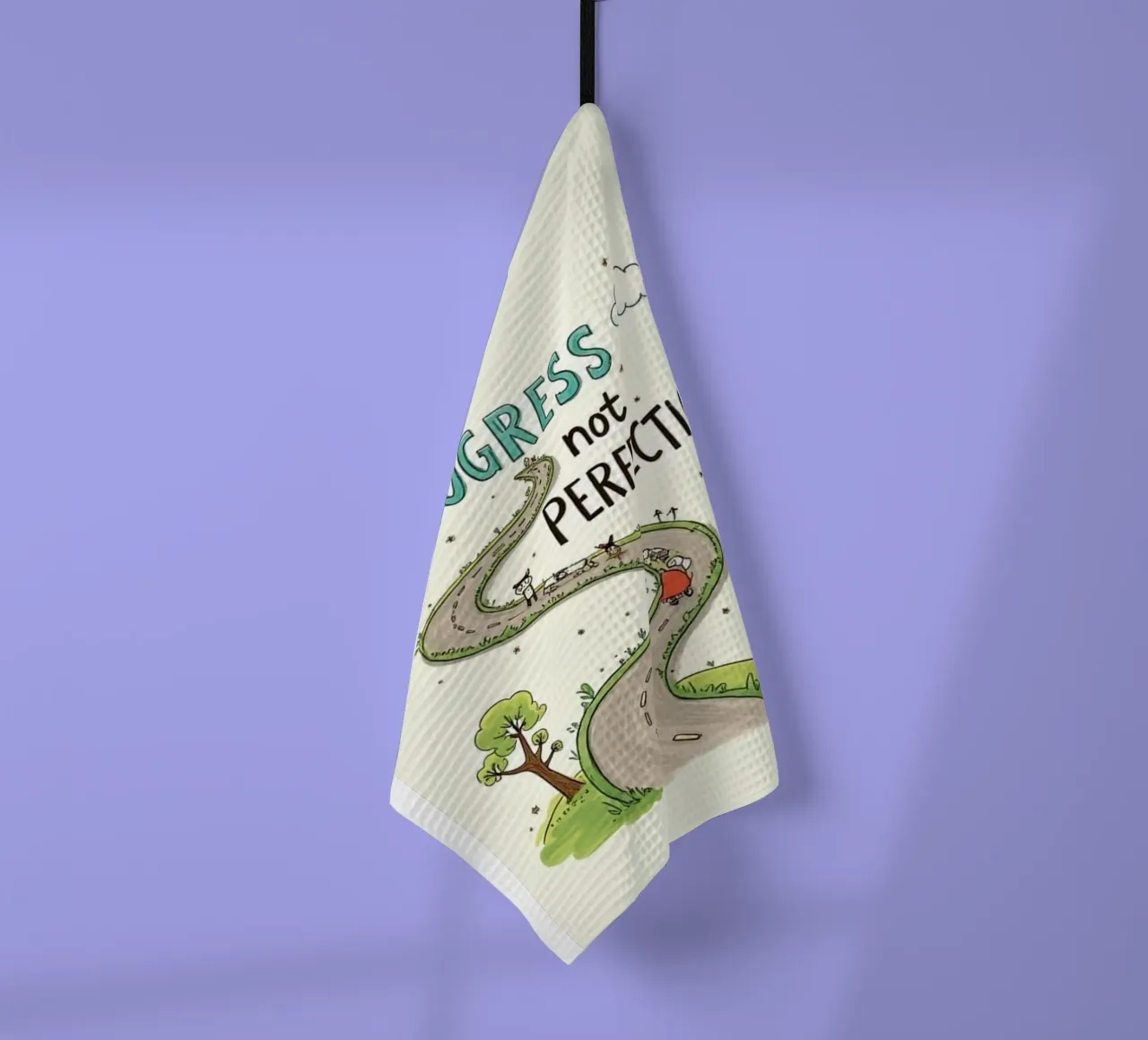 progresso non perfezione canovaccio da cucina da art quots shop