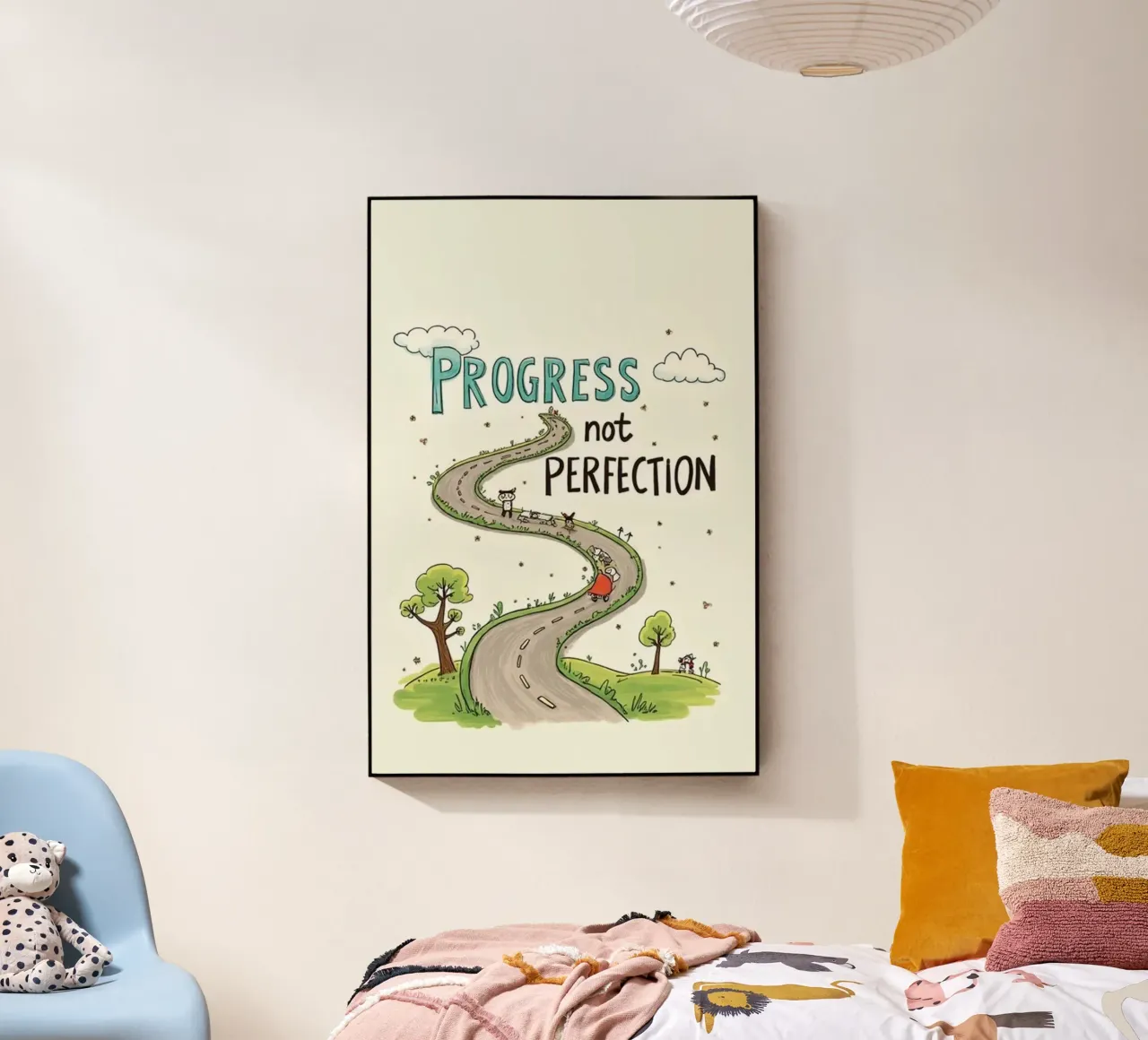 progresso non perfezione plexiglass da art quots shop