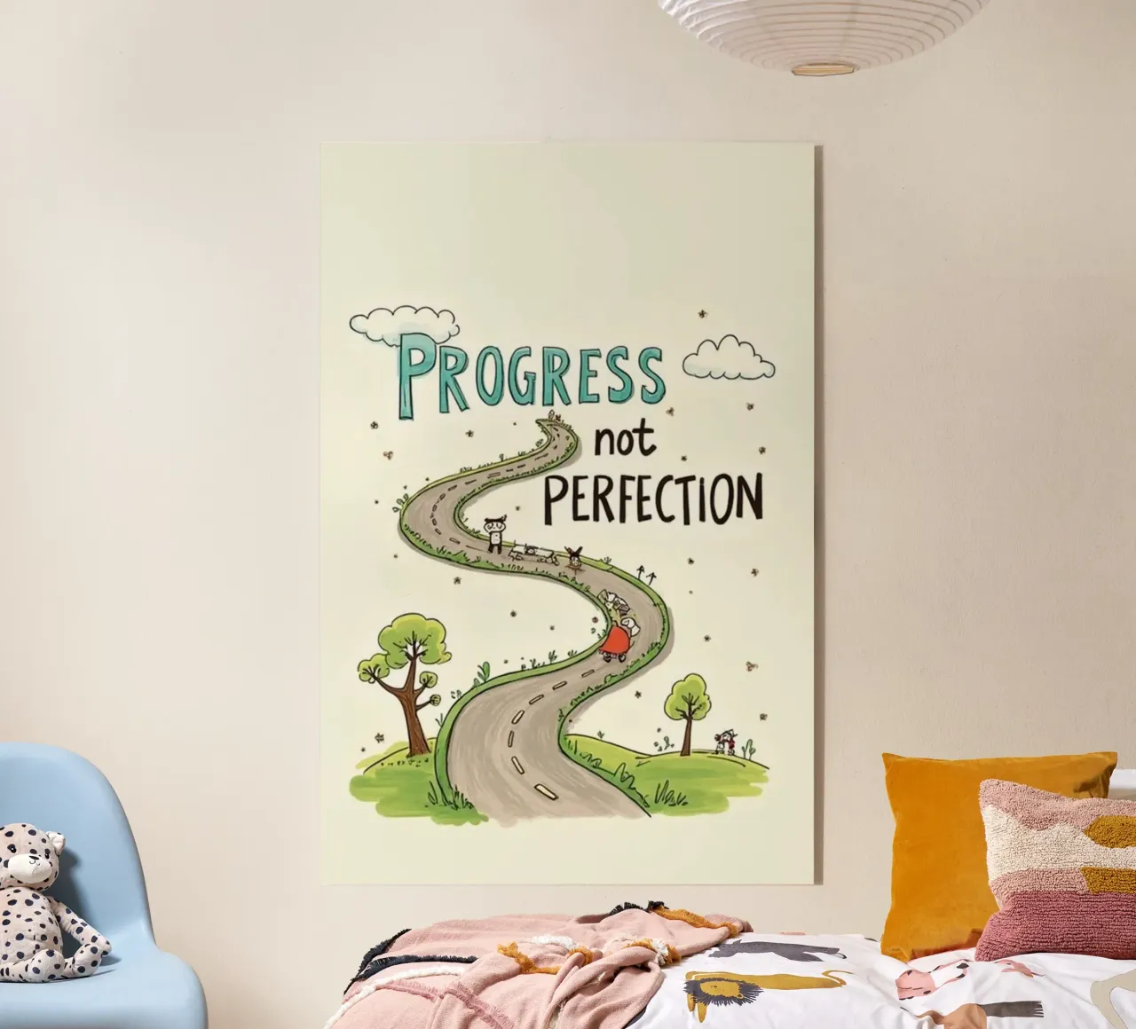 progresso non perfezione plexiglass da art quots shop