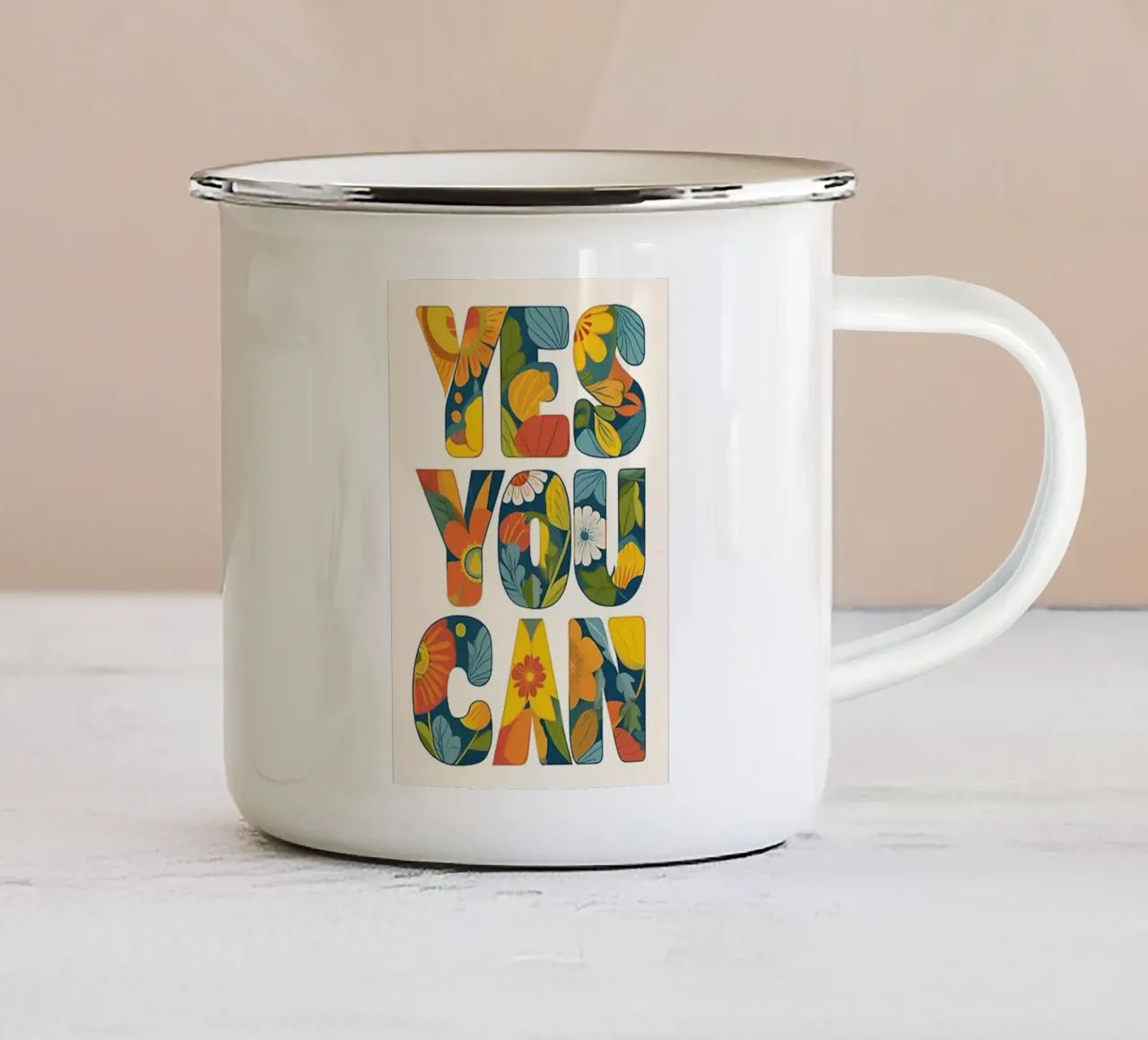 yes you can tazza in smalto da art quots shop