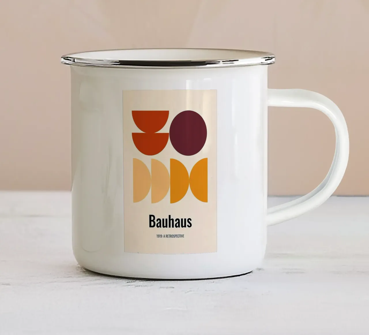 Bauhaus 1919 tazza in smalto da Narciso