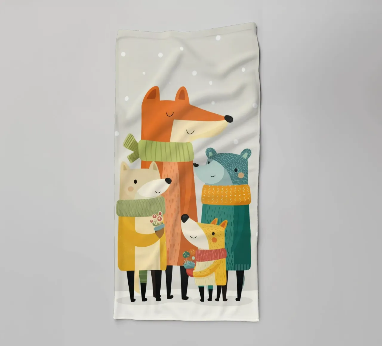 Cozy Critters asciugamano da bagno da Kiara
