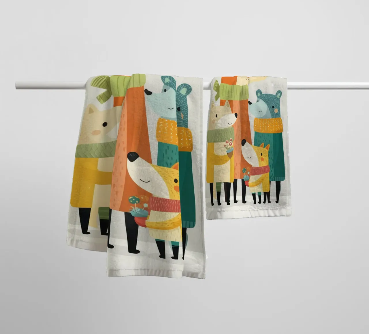 Cozy Critters asciugamano da bagno da Kiara