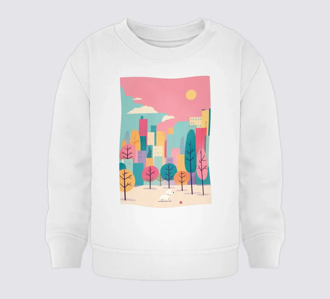 Fetch in the Park felpa neonato da Kiara