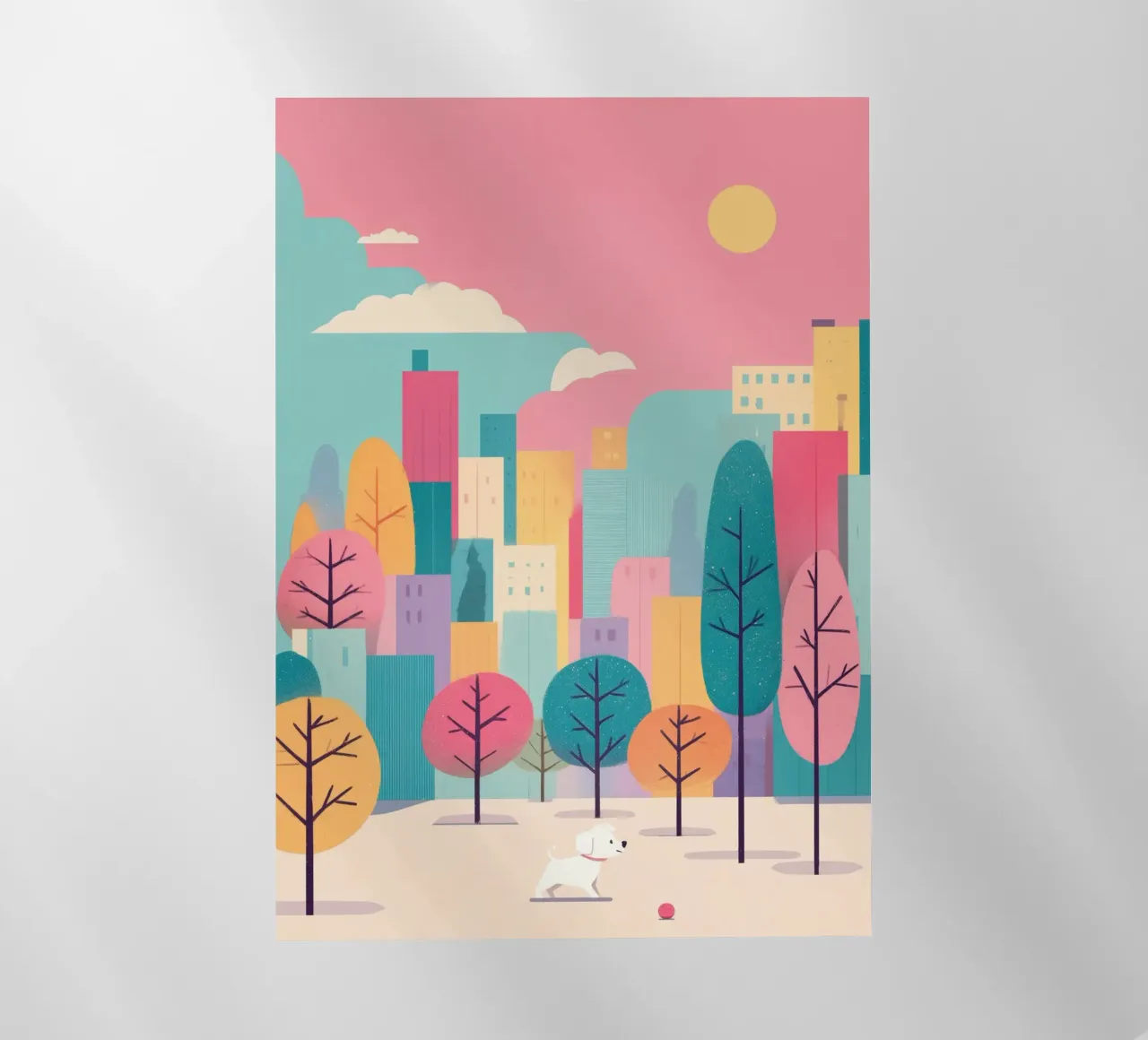 Fetch in the Park pellicola backlit da Kiara