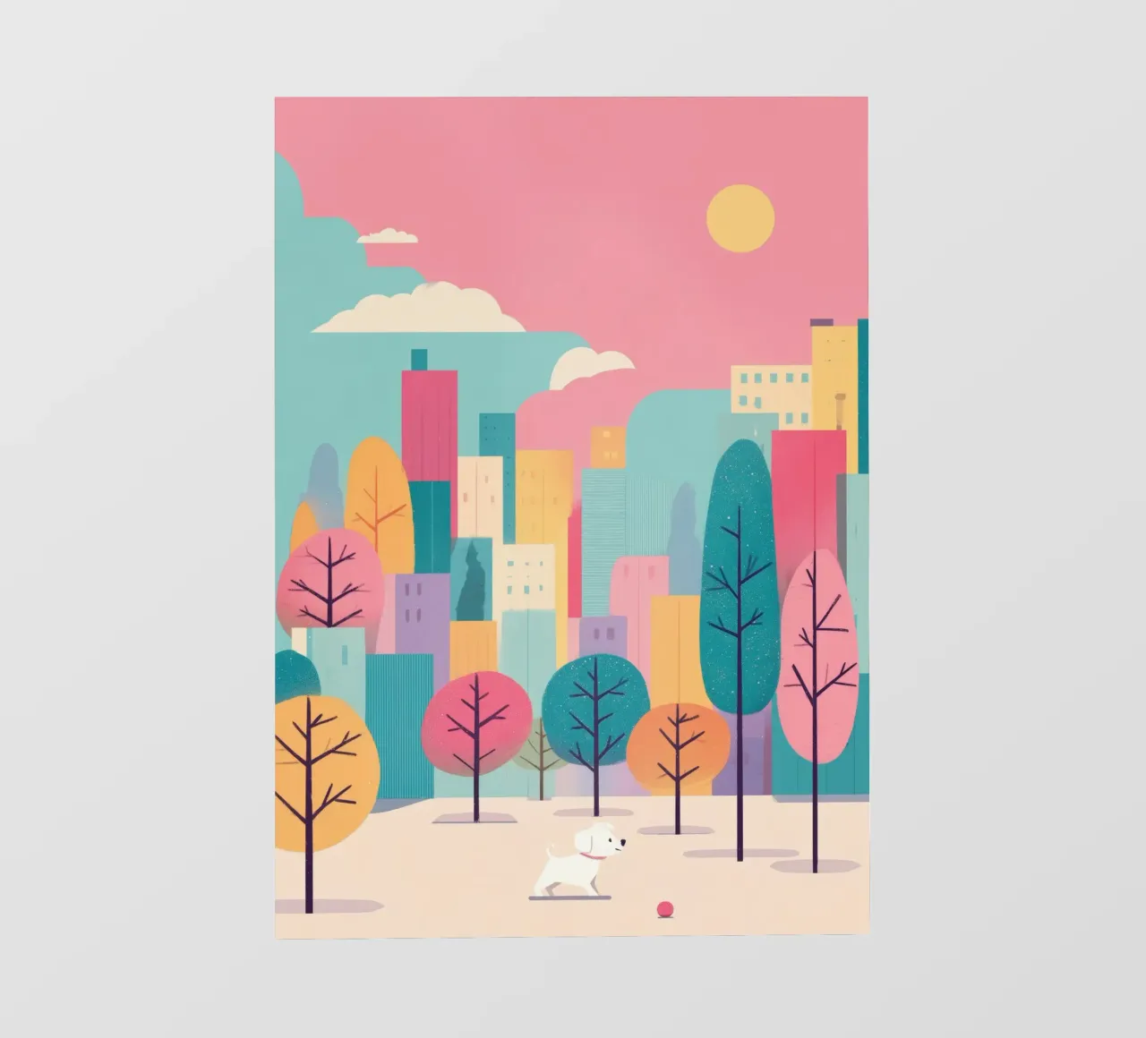 Fetch in the Park pellicola backlit da Kiara