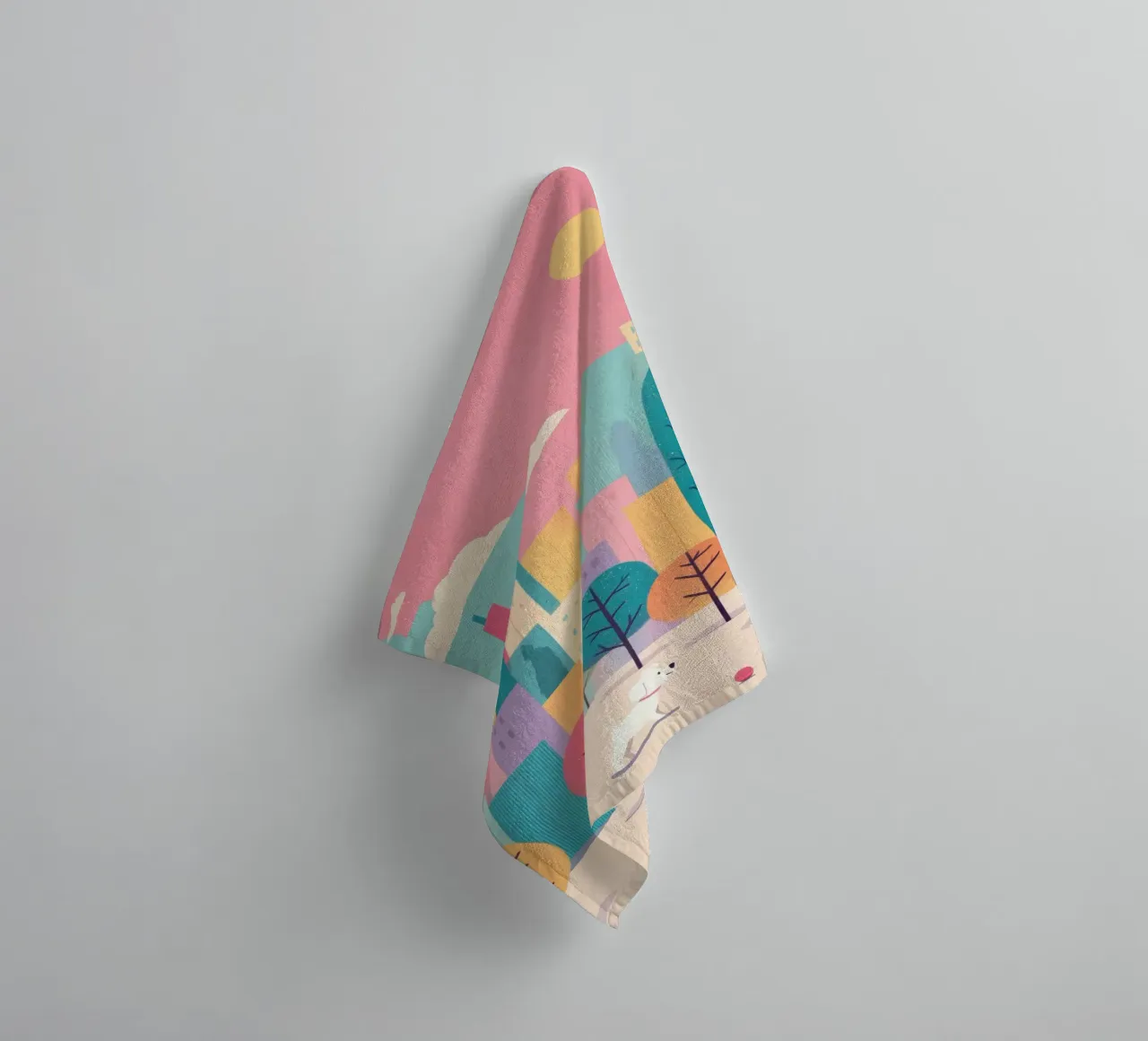 Fetch in the Park asciugamano da bagno da Kiara