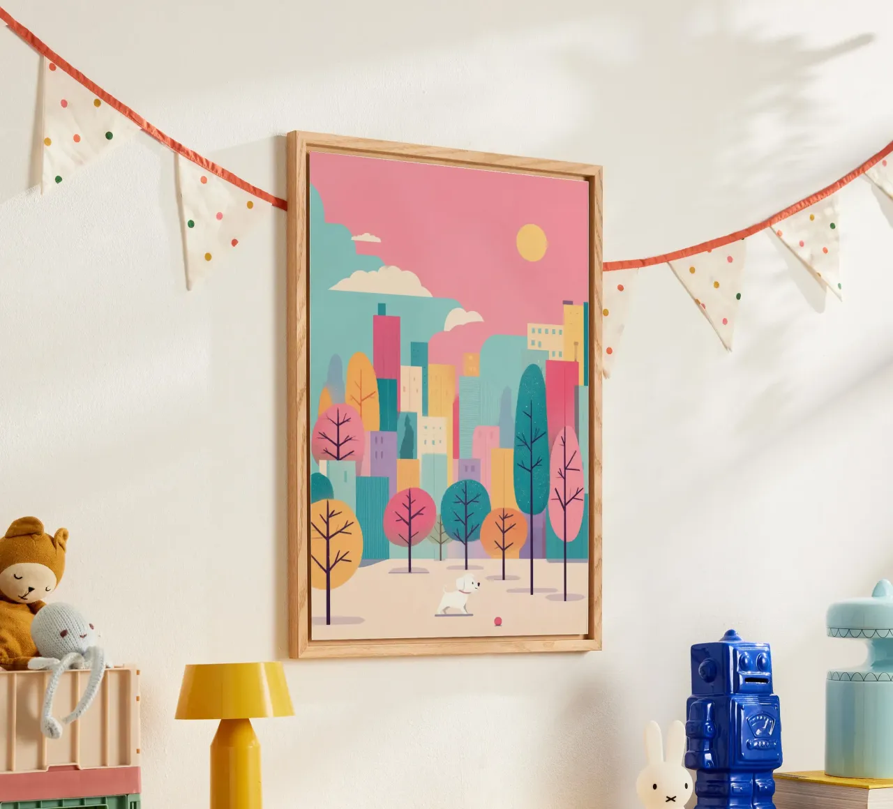 Fetch in the Park plexiglass con Cornice Artbox da Kiara