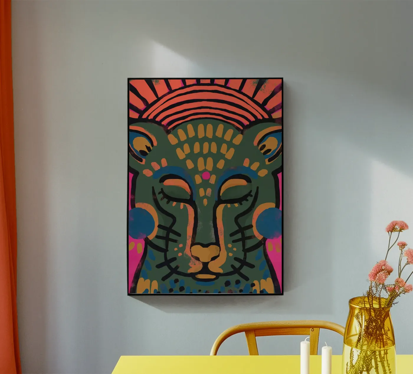 Yogi Tiger (Colored) plexiglass da treechild