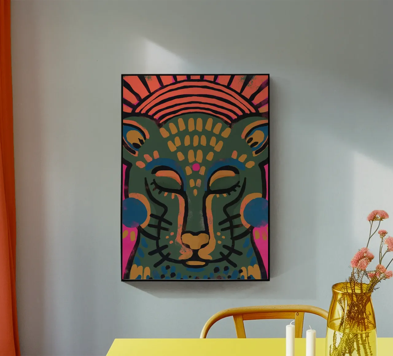 Yogi Tiger (Colored) plexiglass da treechild