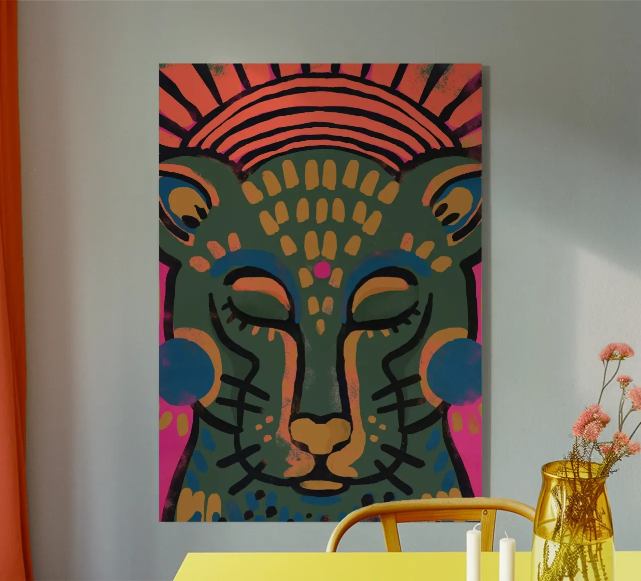 Yogi Tiger (Colored) plexiglass da treechild