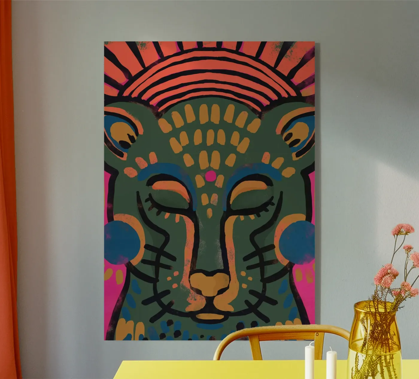 Yogi Tiger (Colored) plexiglass da treechild