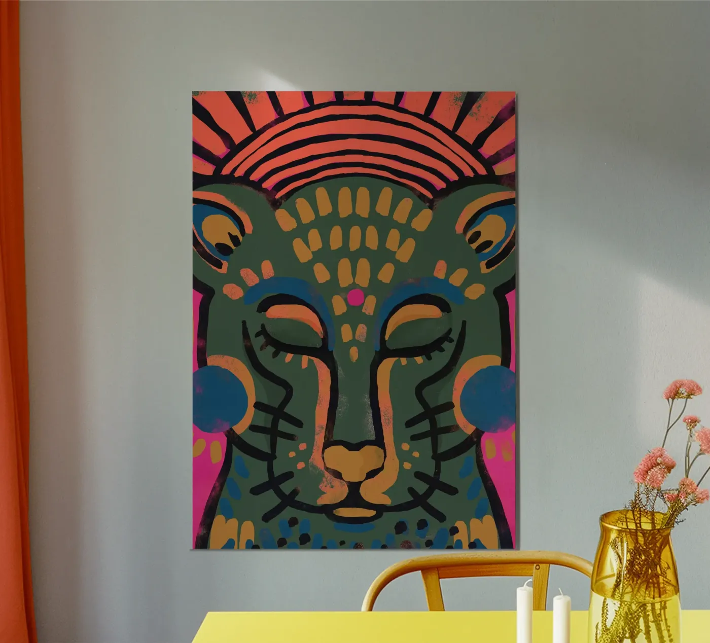 Yogi Tiger (Colored) poster da treechild