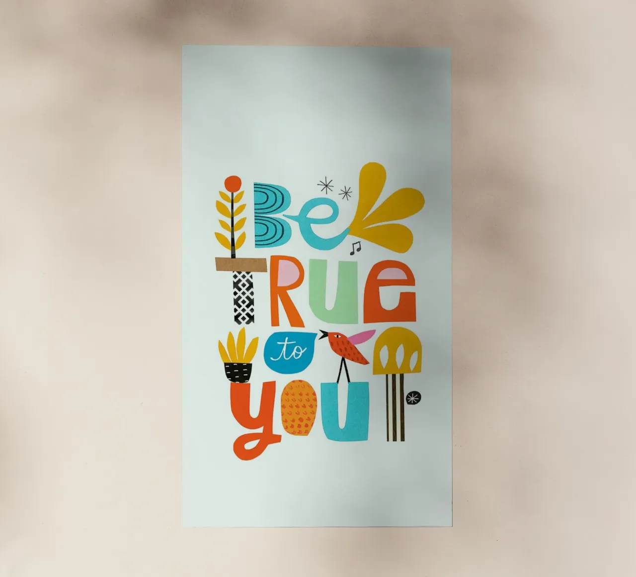 Ti sono fedele pellicola backlit da art quots shop