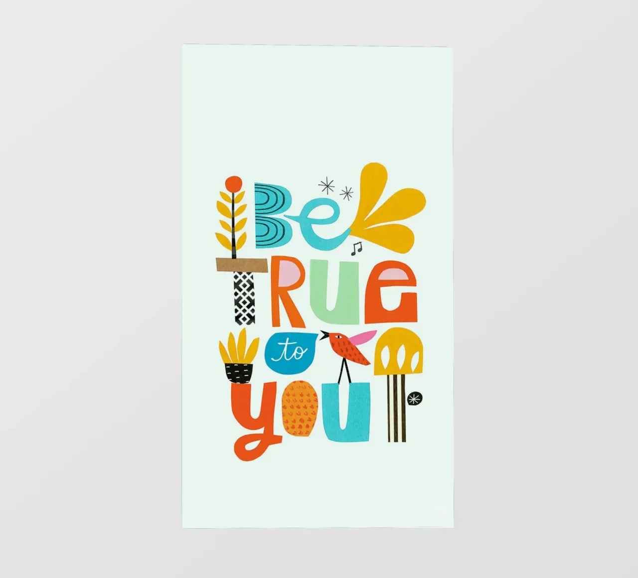 Ti sono fedele telo in pvc da art quots shop