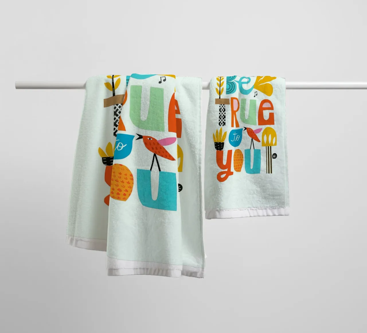 Ti sono fedele asciugamano da bagno da art quots shop