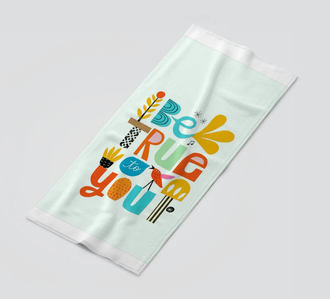 Ti sono fedele telo mare da art quots shop