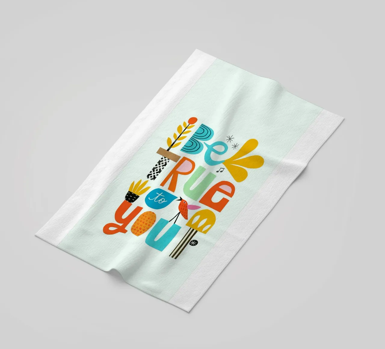 Ti sono fedele telo mare da art quots shop