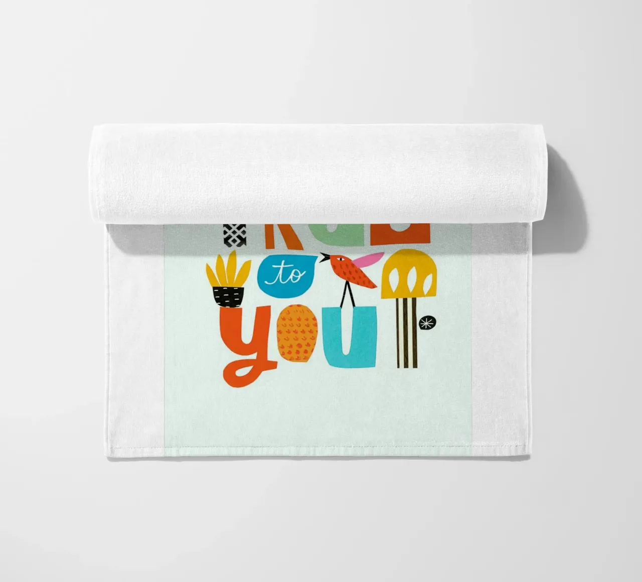 Ti sono fedele telo mare da art quots shop