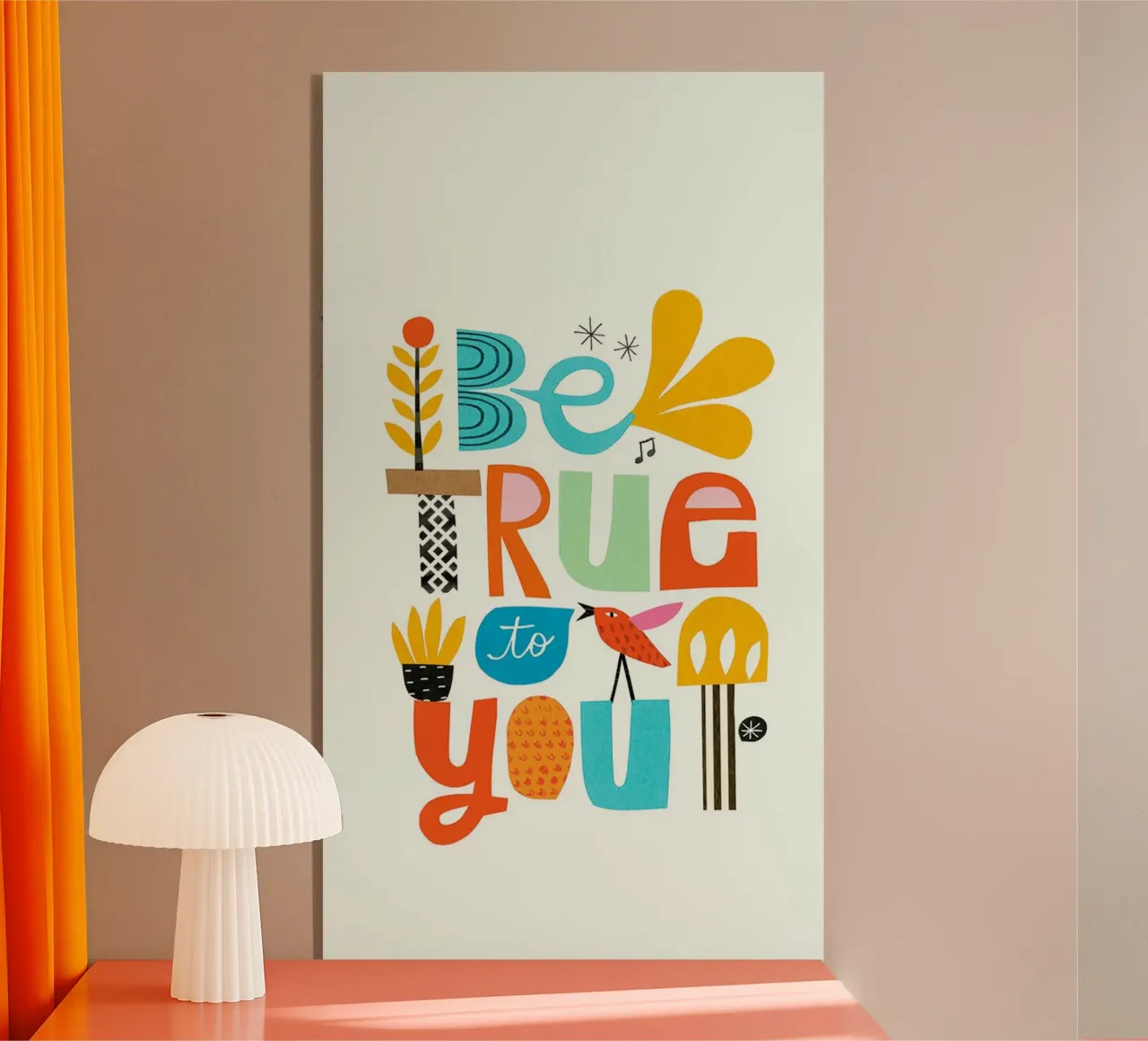 Ti sono fedele plexiglass da art quots shop