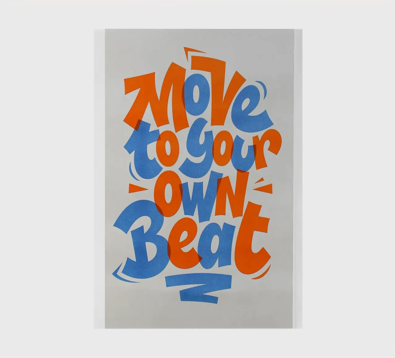 move to your own beat notebook by art quots shop