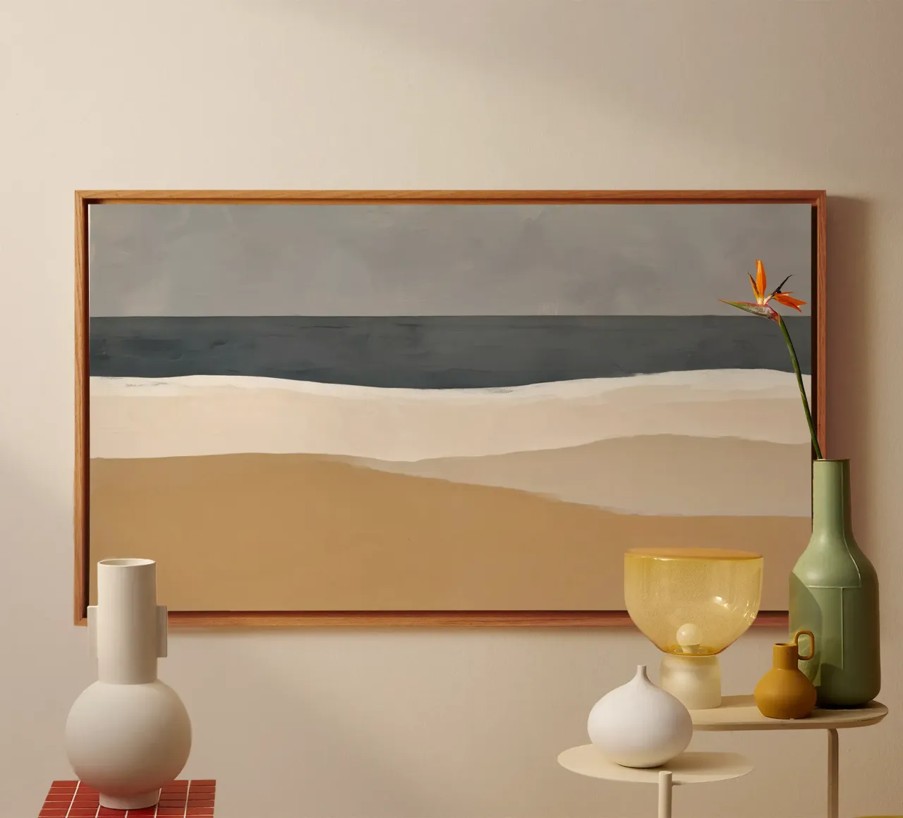 Dune Horizon tela con Cornice a cassetta da Seed & Signal