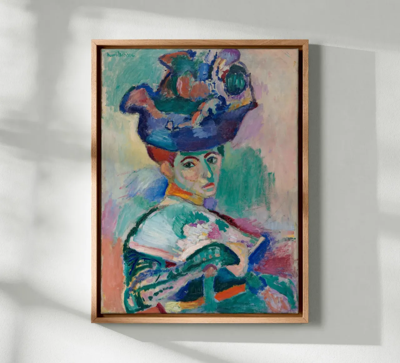 schilderij vrouw canvas canvas met Baklijst van briyan shop