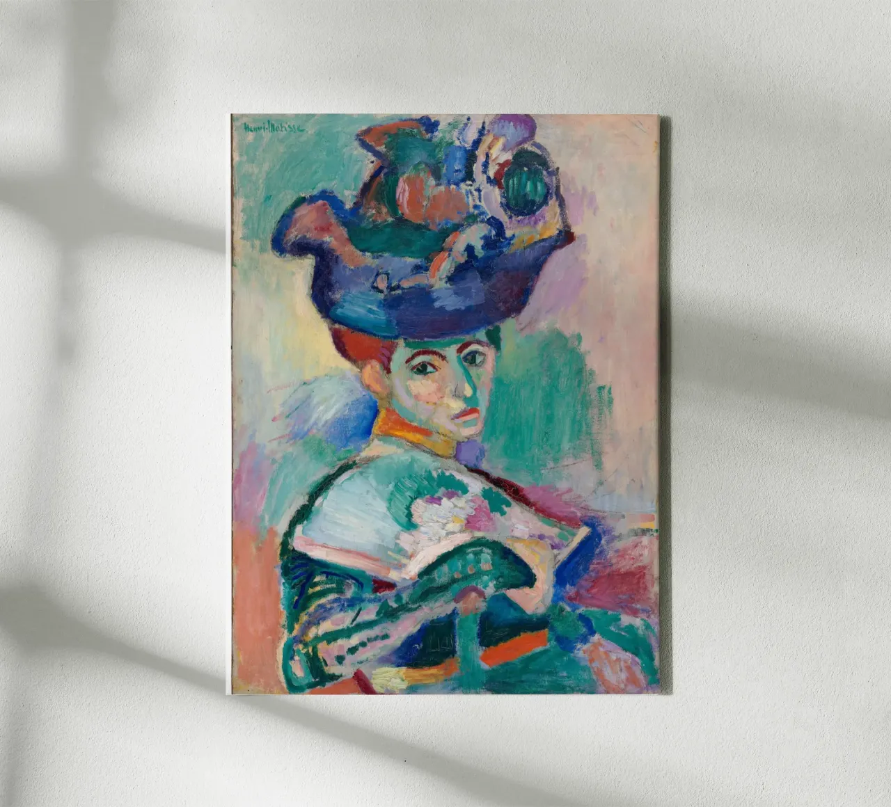 schilderij vrouw canvas canvas met Baklijst van briyan shop