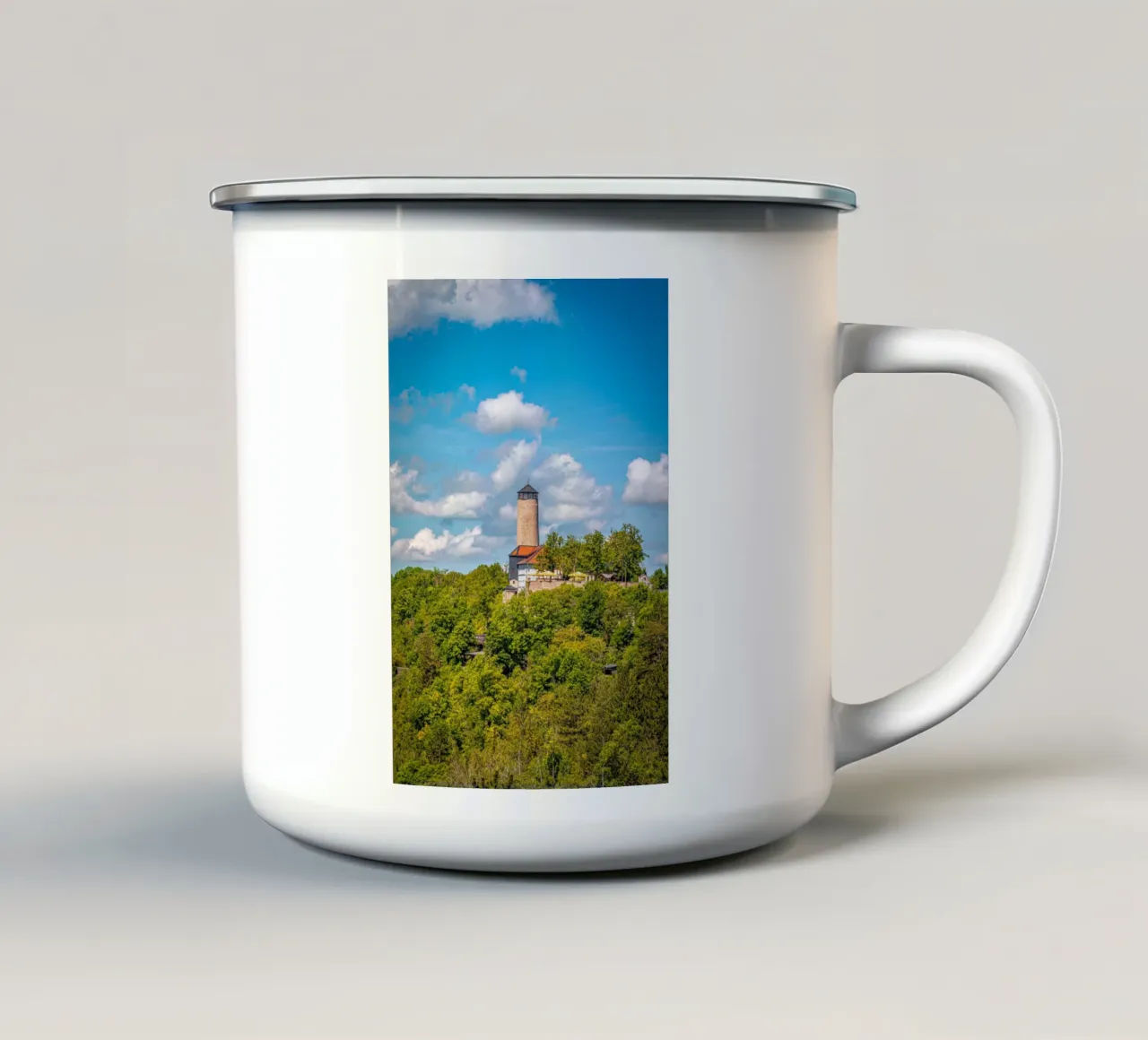 Torre della Volpe a Jena tazza in smalto da Marcus Beckert | Fotografie