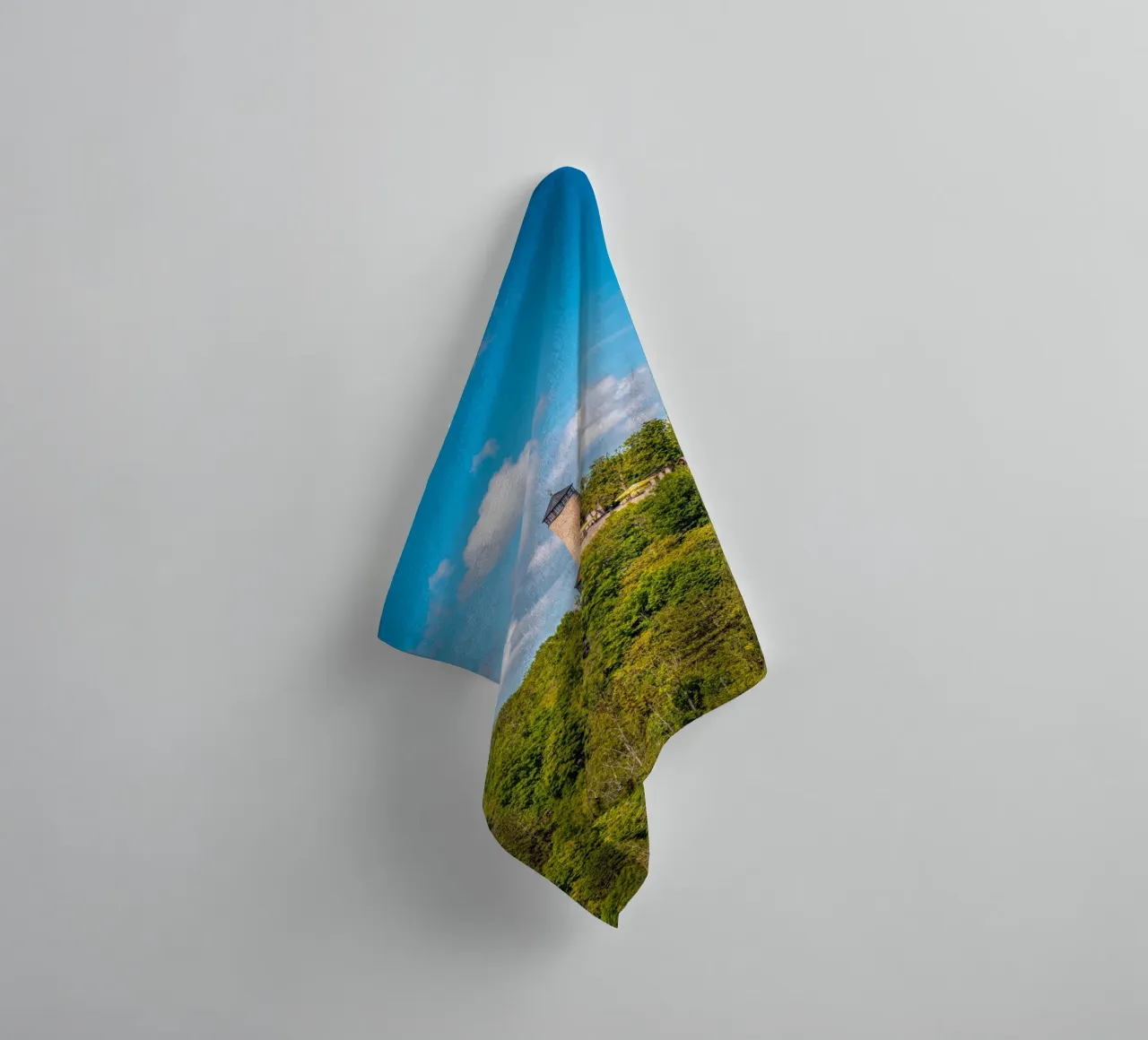 Fox tower in Jena towel by Marcus Beckert | Fotografie