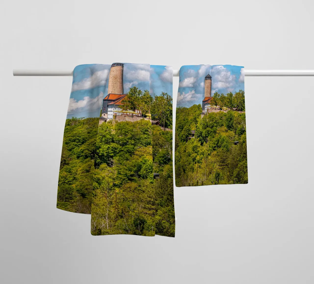 Fox tower in Jena towel by Marcus Beckert | Fotografie
