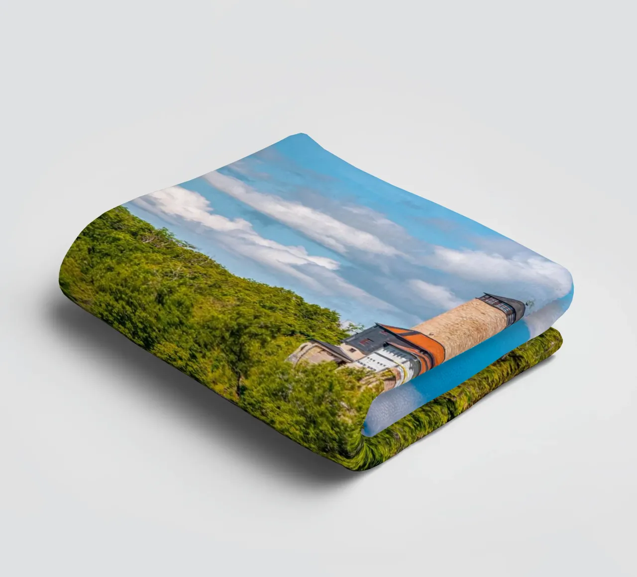 Fox tower in Jena towel by Marcus Beckert | Fotografie