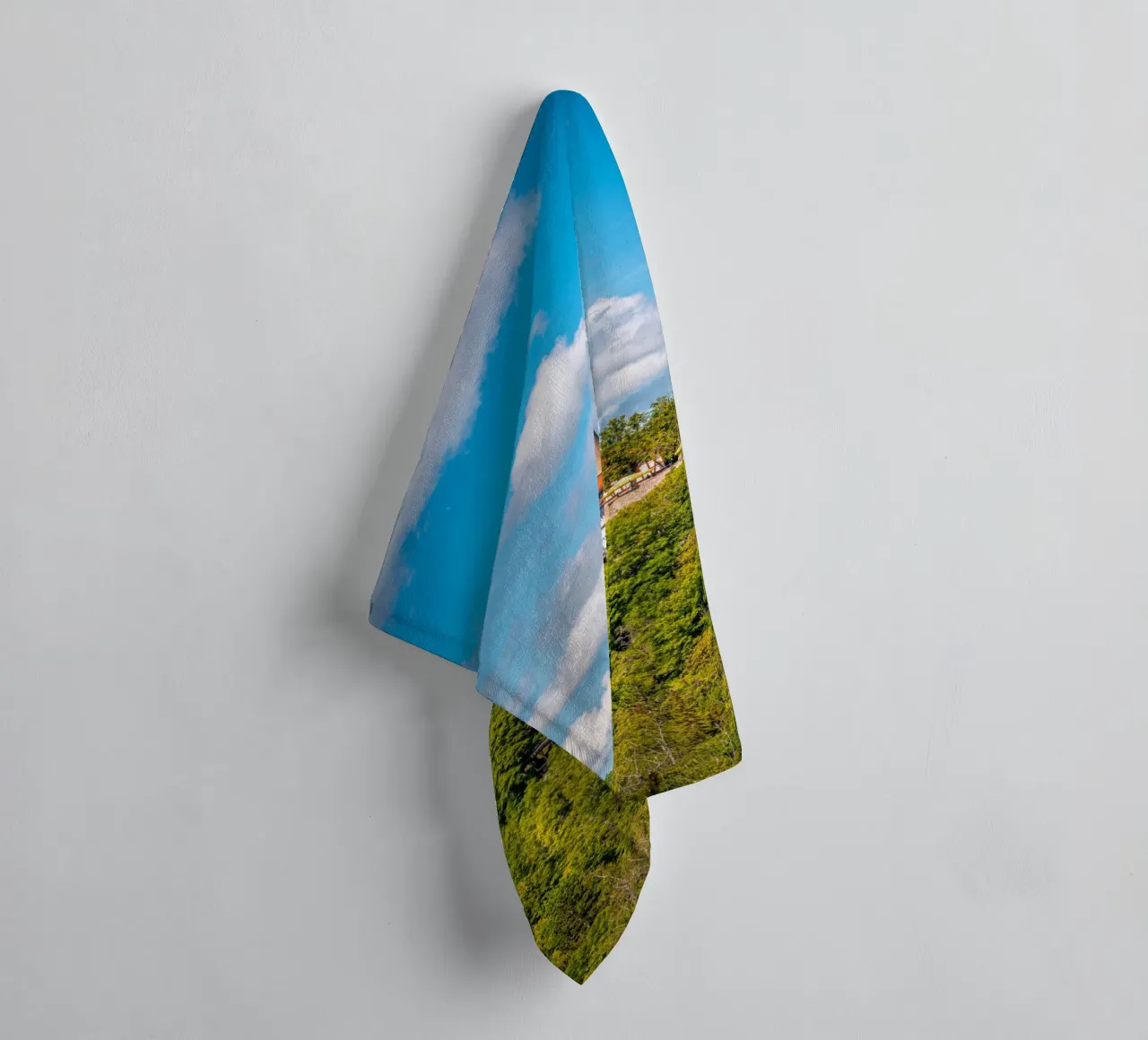 Fox tower in Jena towel by Marcus Beckert | Fotografie