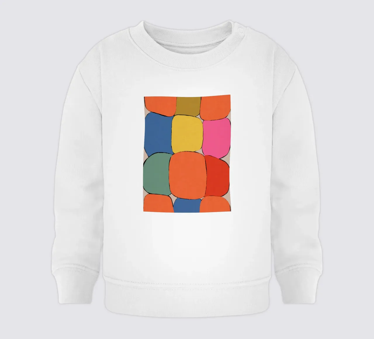 Campi del modello a blocchi felpa neonato da Carinaprint