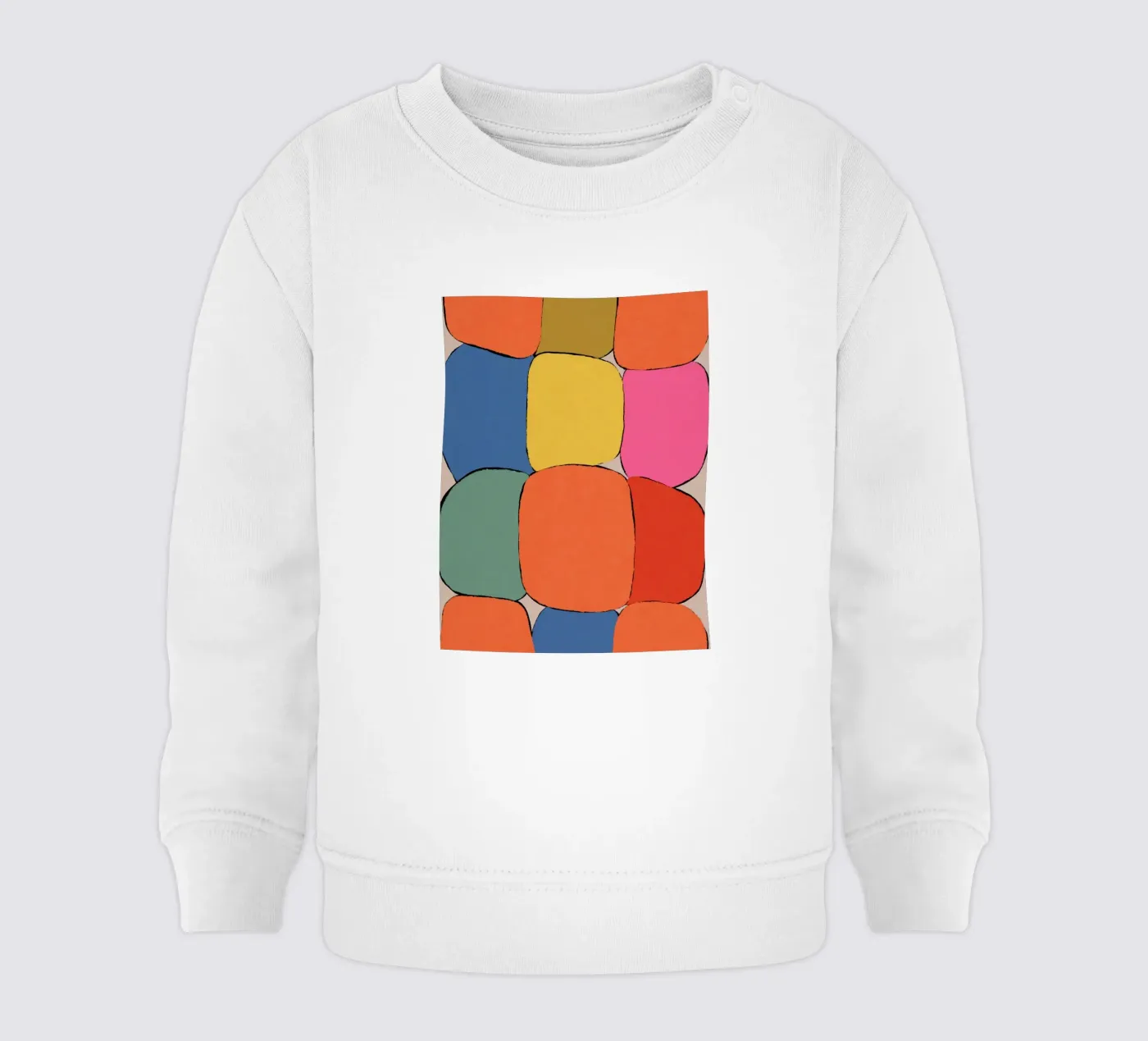 Campi del modello a blocchi felpa neonato da Carinaprint