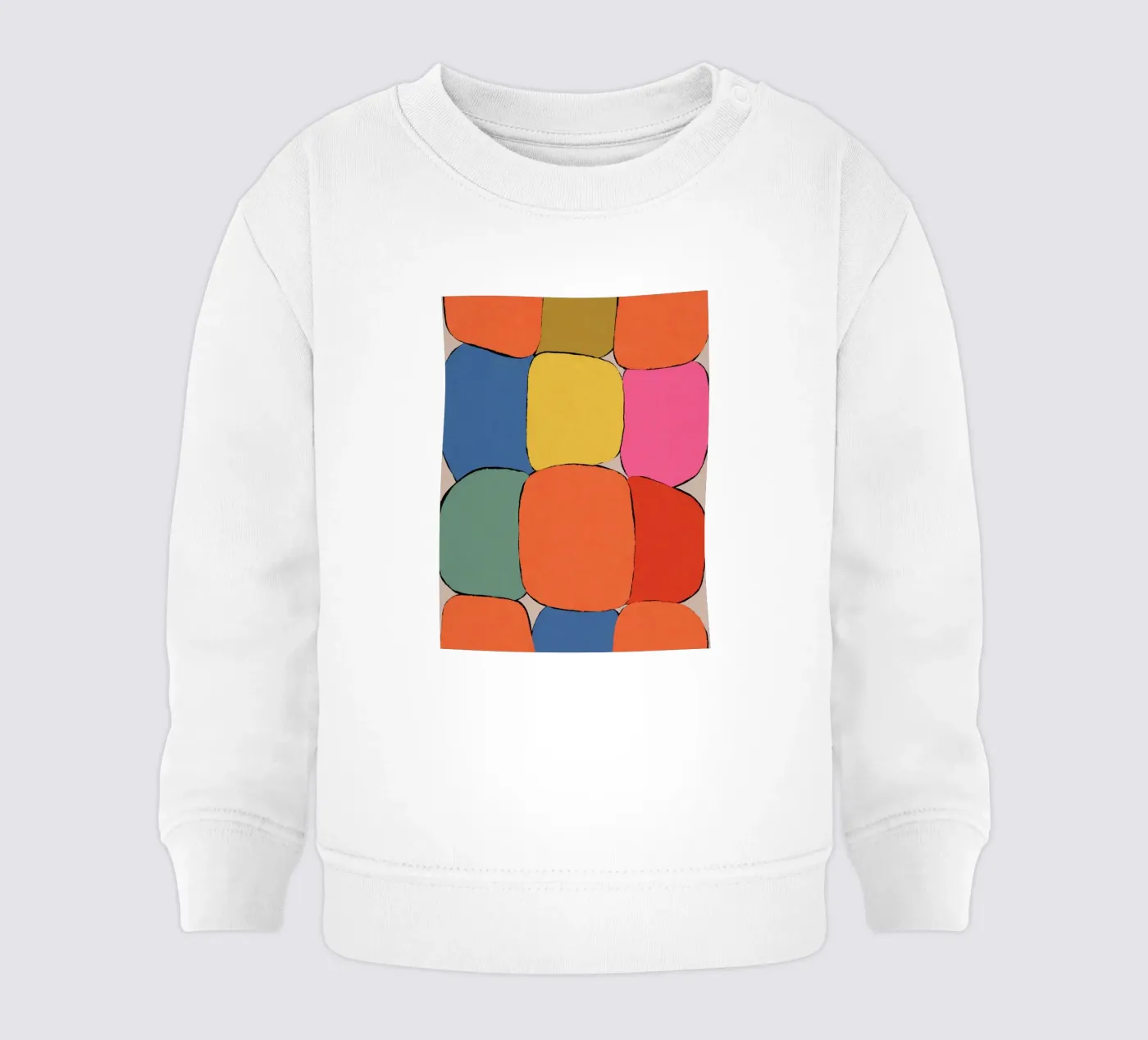 Campi del modello a blocchi felpa neonato da Carinaprint