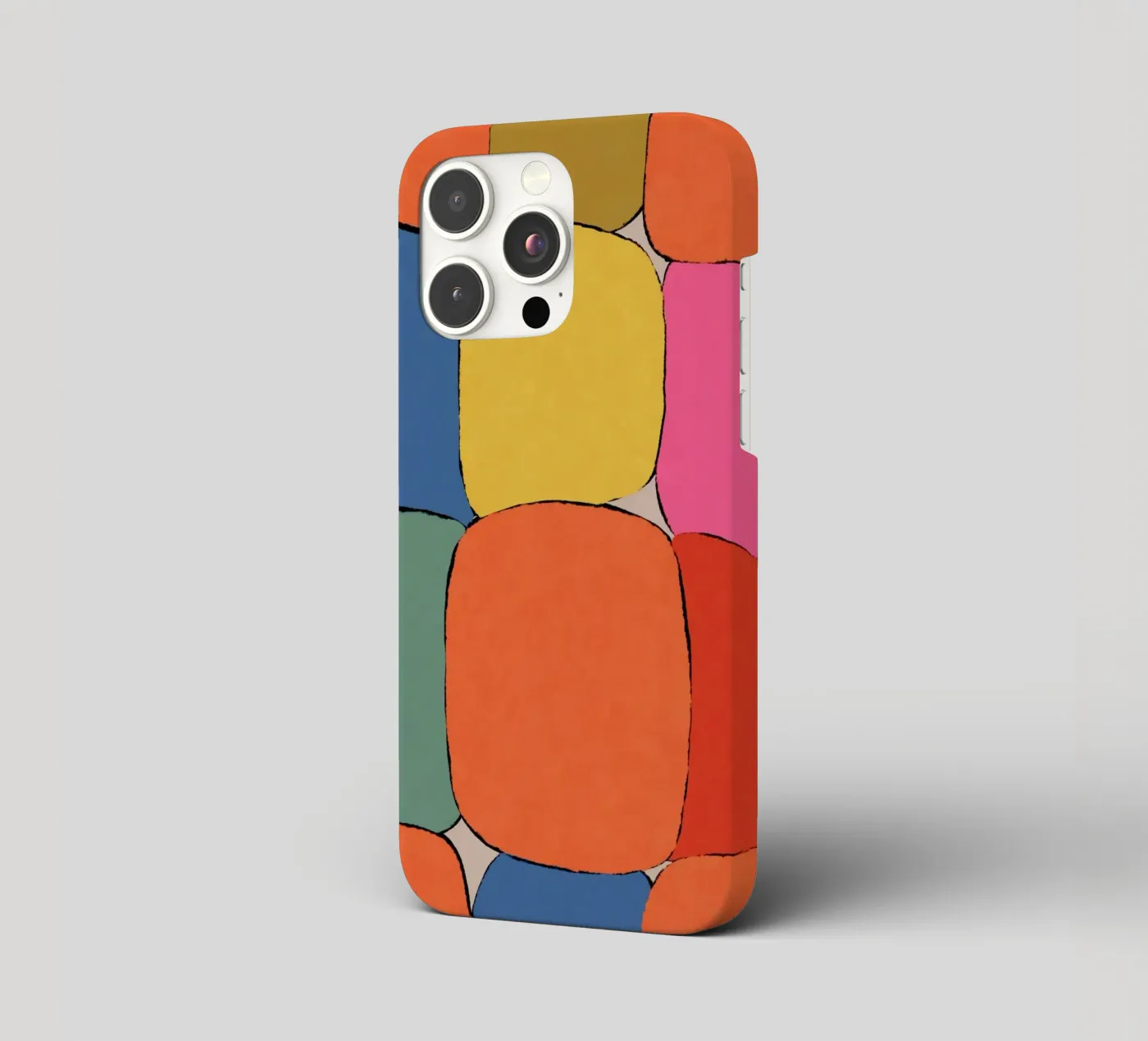 Blokpatroonvelden iphone hoesje van Carinaprint