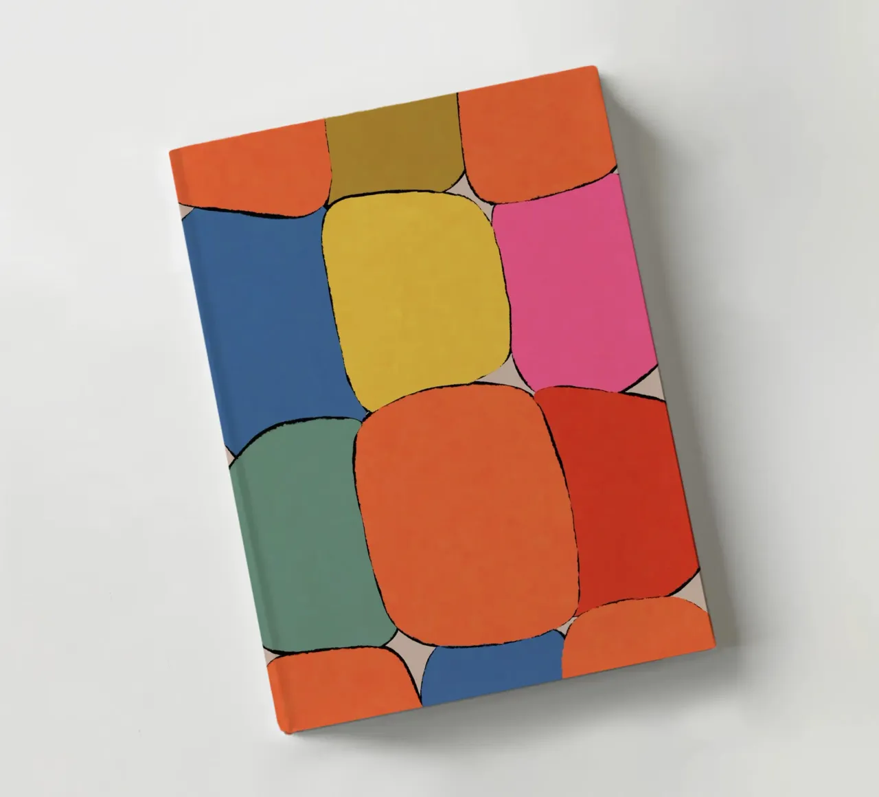 Block pattern fields notebook by Carinaprint