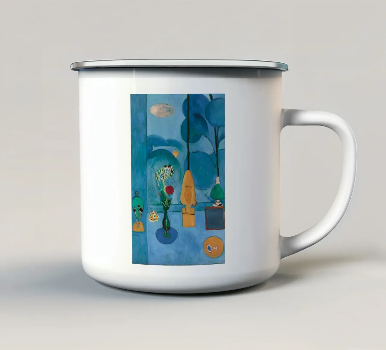 vaso chitarra e piatto da portata tazza in smalto da briyan shop
