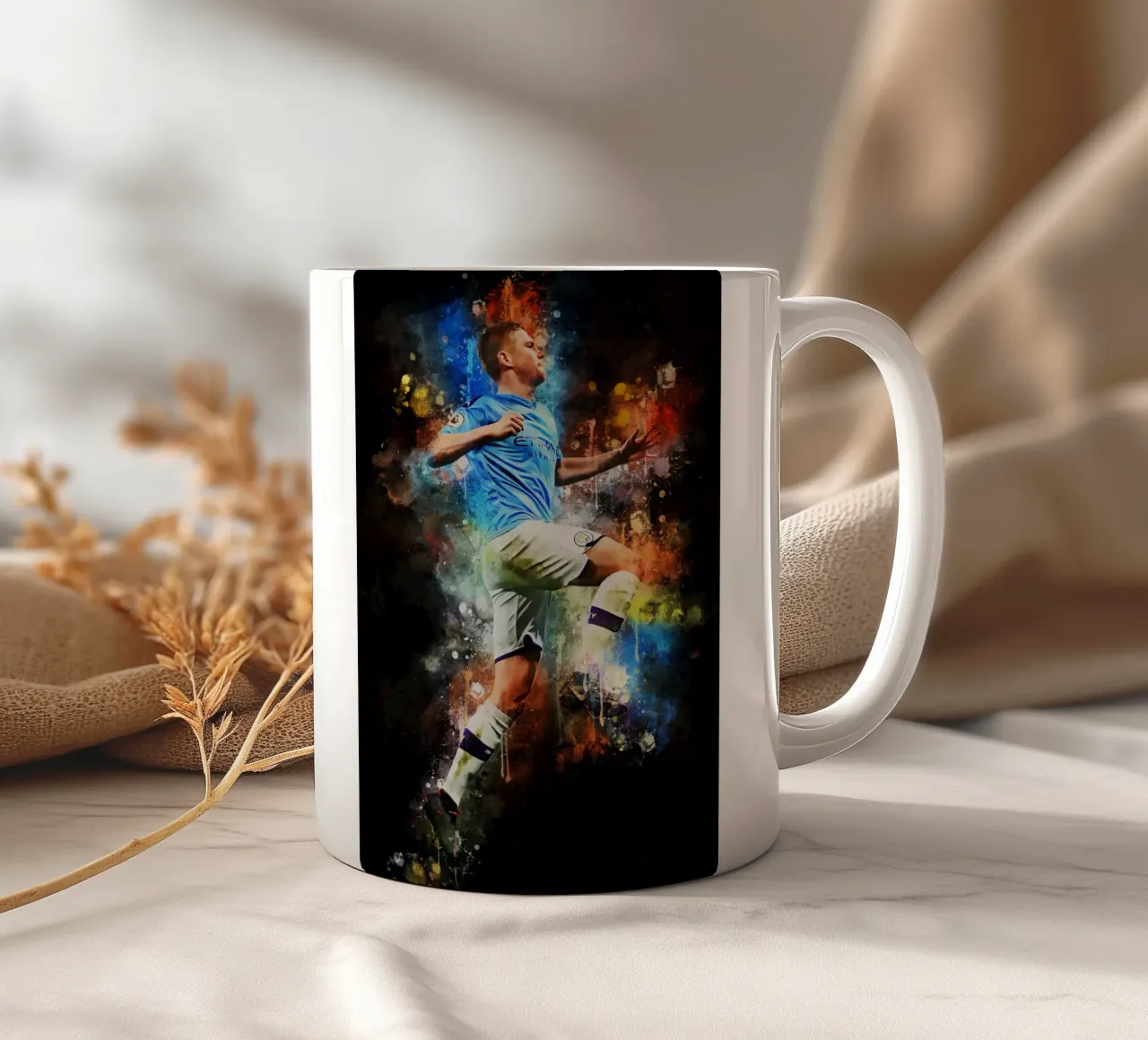 Kevin De Bruyne tazza in ceramica da MasterInkArt