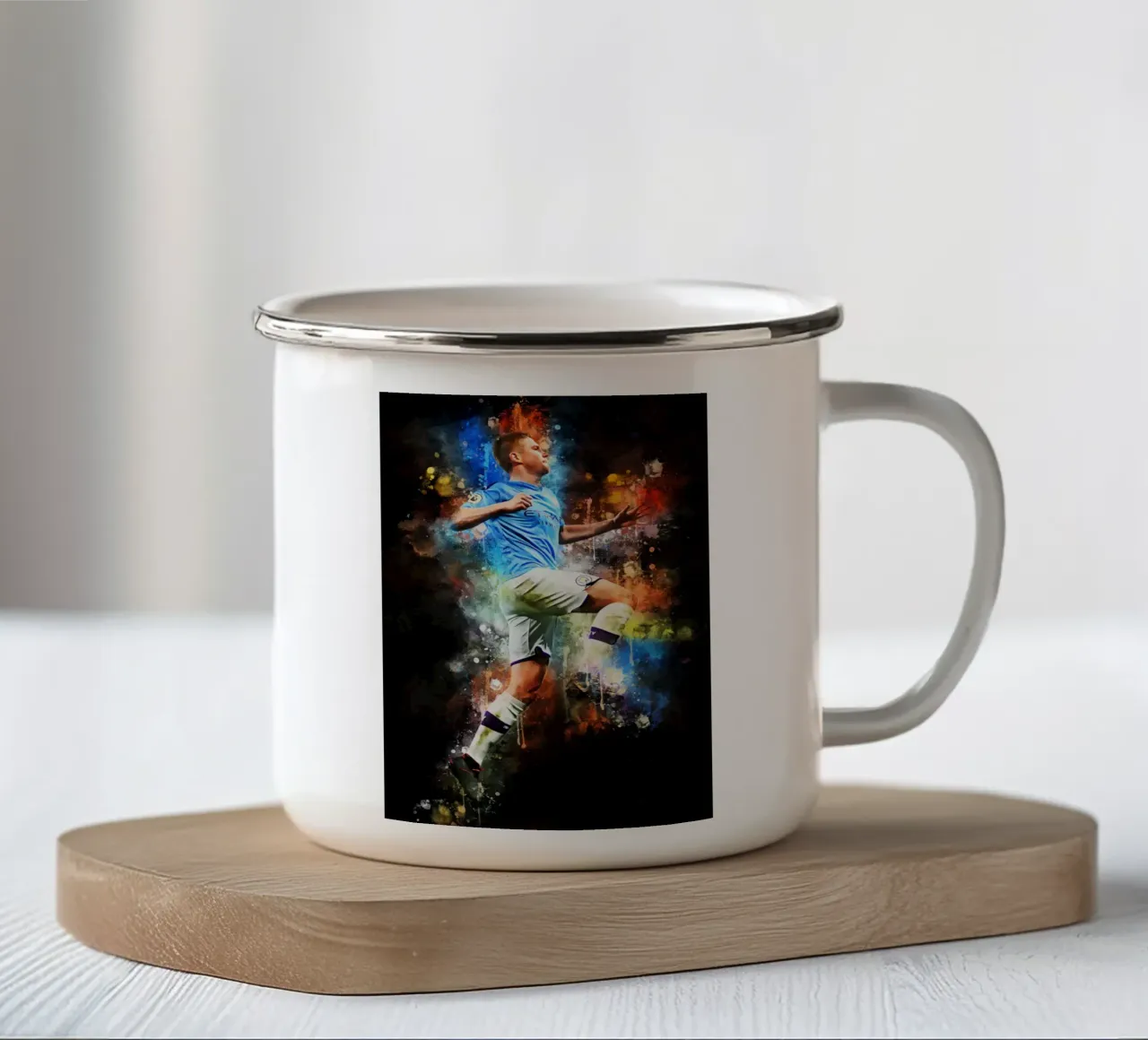 Kevin De Bruyne tazza in smalto da MasterInkArt
