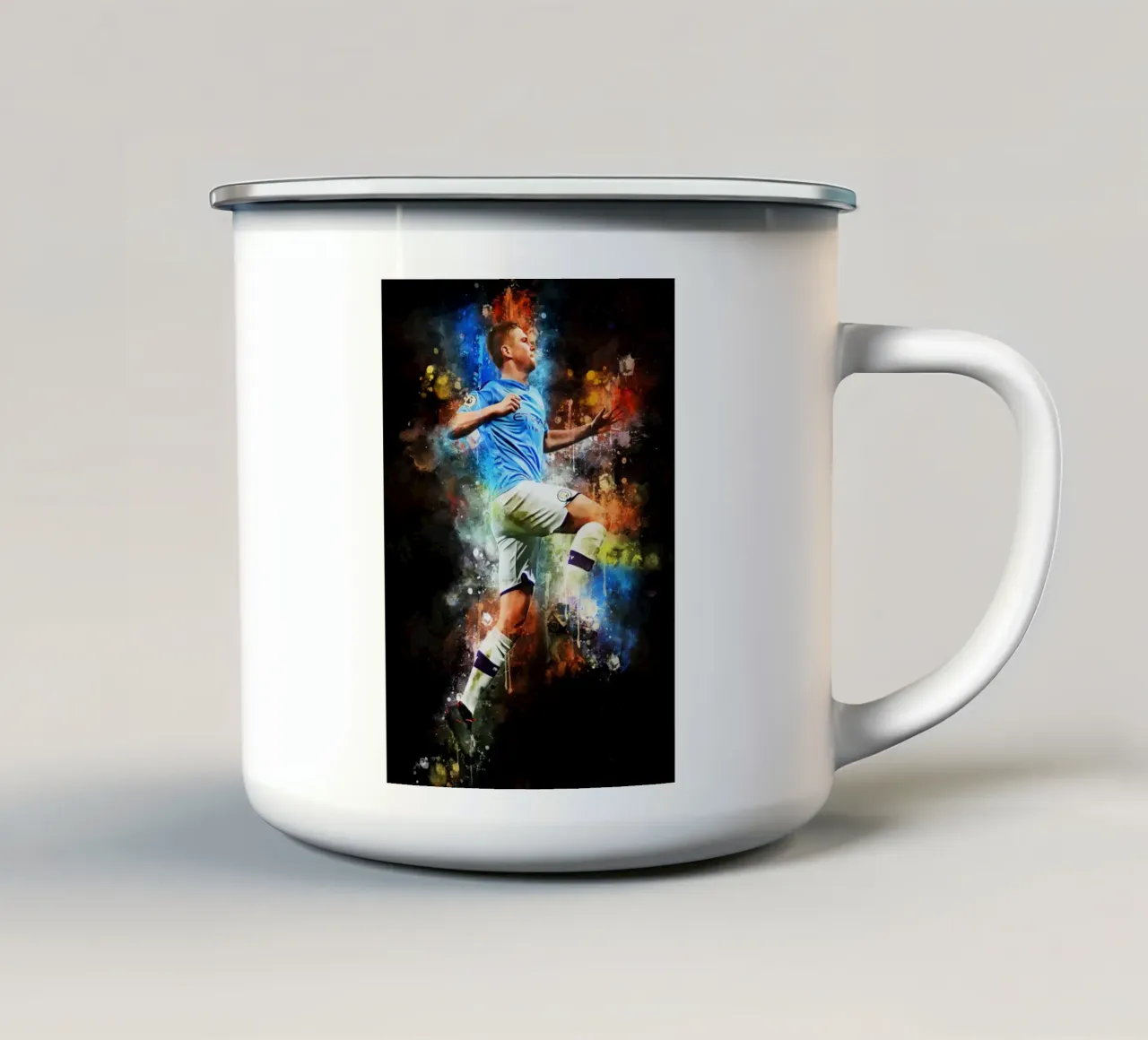 Kevin De Bruyne tazza in smalto da MasterInkArt