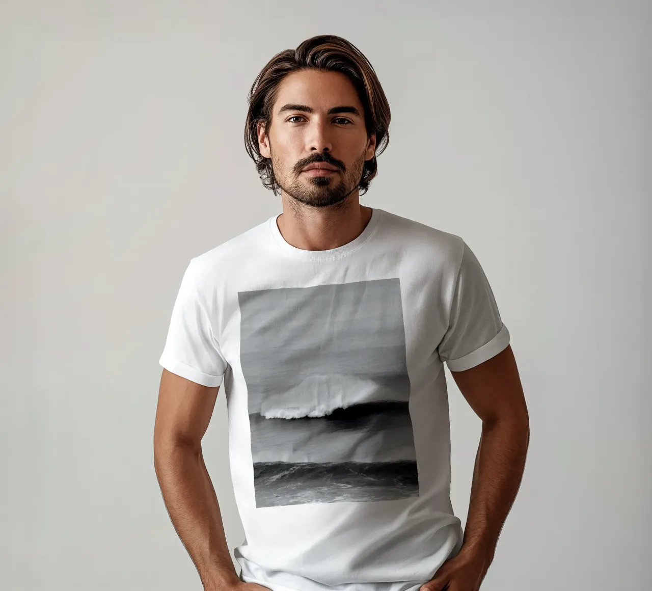 Minimal Waves t-shirt da Fjöllart