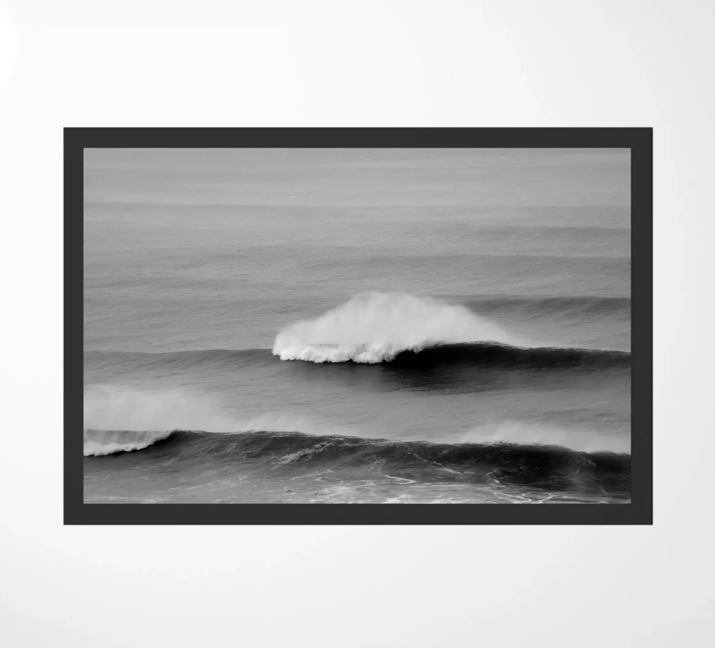 Minimal Waves Fußmatte von Fjöllart