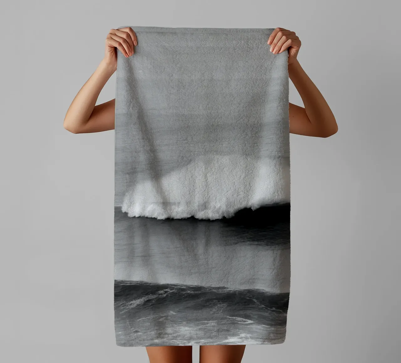 Minimal Waves asciugamano da bagno da Fjöllart